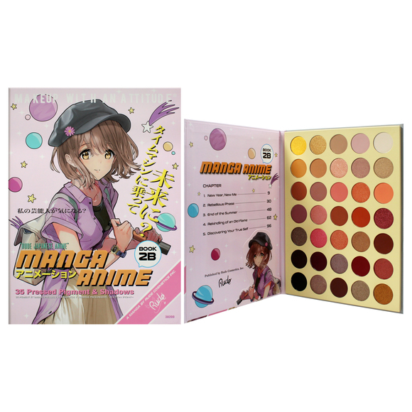Manga Anime 35 Pressed Pigment and Shadow Book 2B Rude Cosmetics-1.34oz - Picture 1 of 4